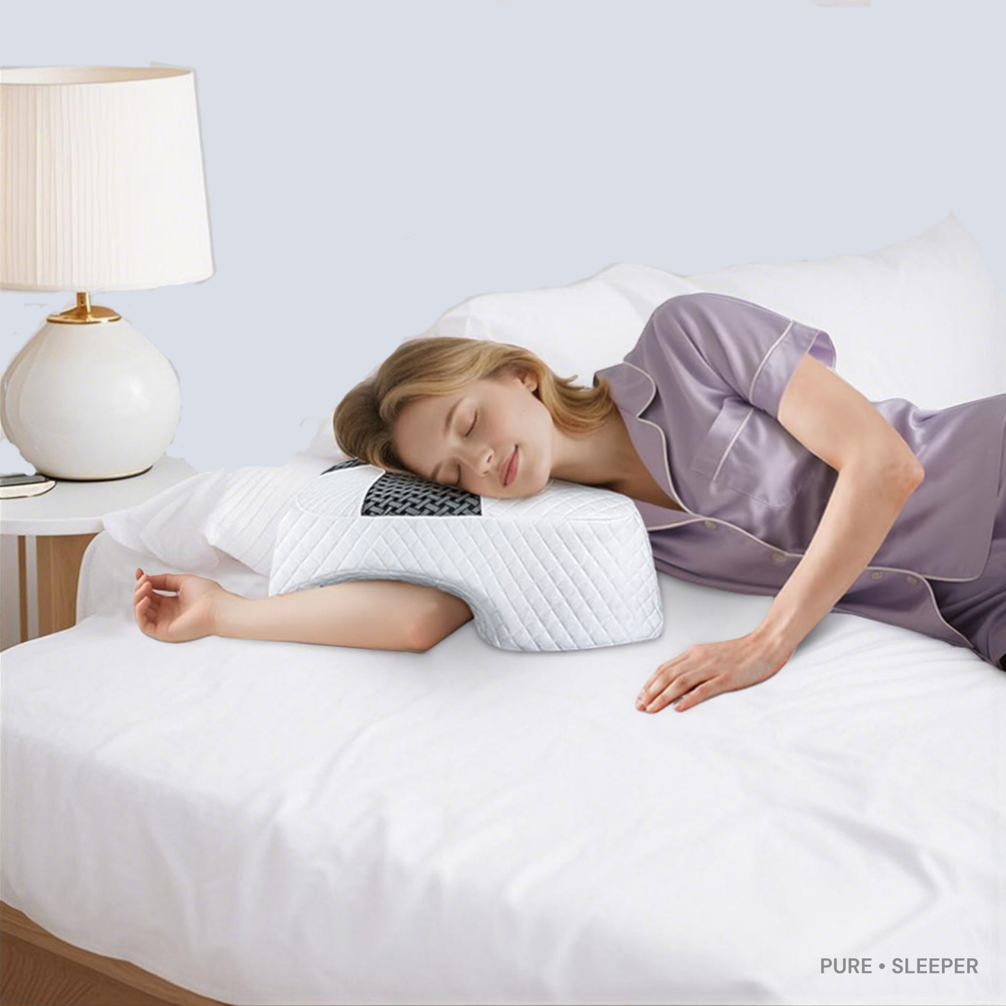 The Arm Relief Pillow - designed for sleepers who wake up sore